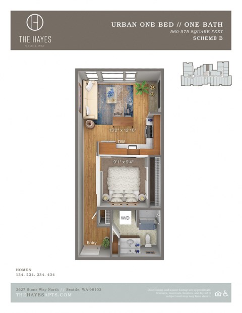 The Hayes on Stone Way Apartments Open C